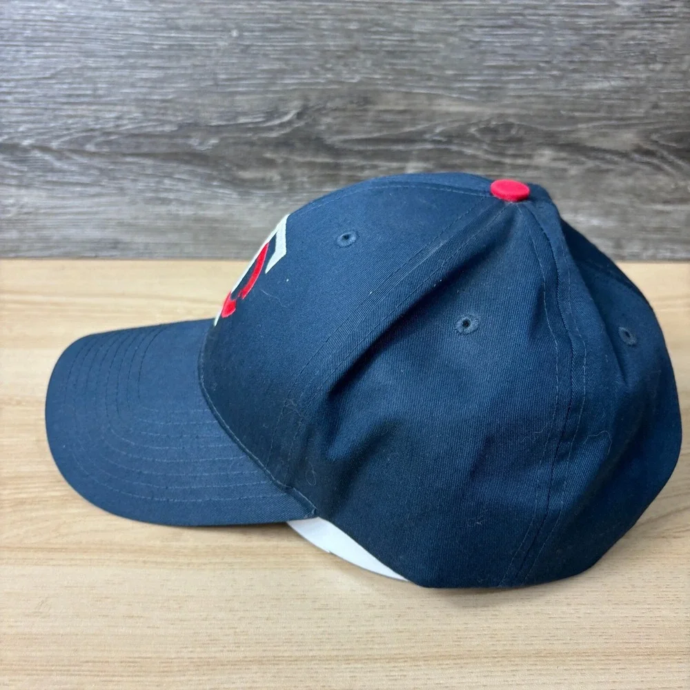 Vintage Minnesota Twins Hat Cap Snapback Blue Red Plain Logo MLB‎ Baseball